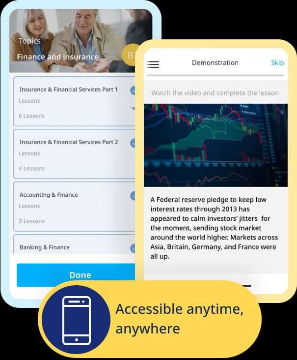Imagen del programa Finance and Insurance Language Training | Rosetta Stone®